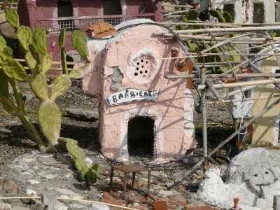 Le Village Miniature de la falaise de Praiano
