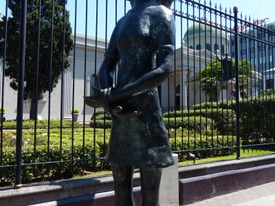 Statue d'Anne Frank