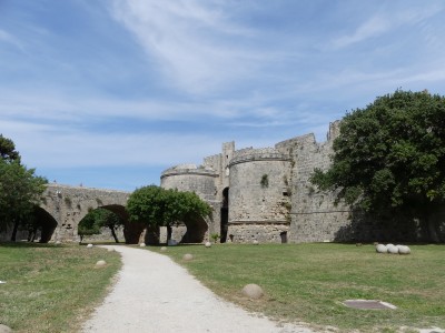La forteresse et les murailles de Rhodes
