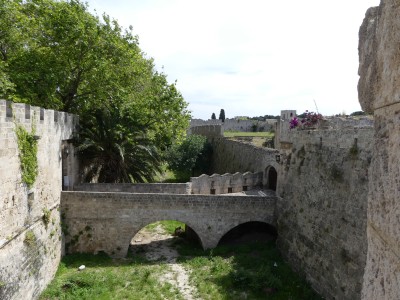 La forteresse et les murailles de Rhodes