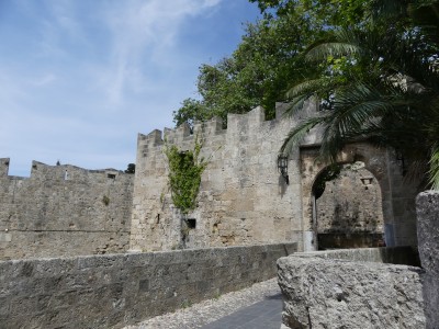 La forteresse et les murailles de Rhodes