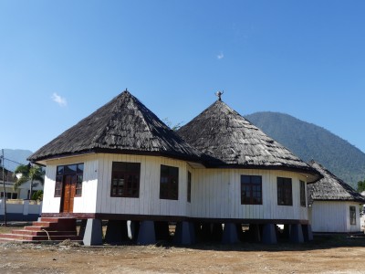 La maison traditionnelle de la tribu manggarai