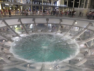The awesome Marina Bay Sands Rain Oculus