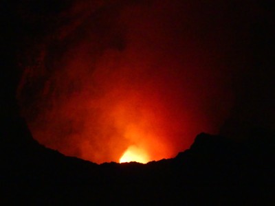 Lac de lave du volcan Masaya