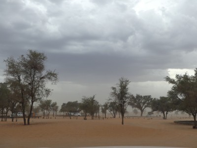 Orage sur la vallée de la mort - Sossusvlei