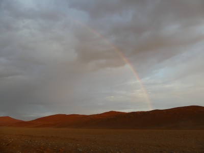 Orage sur la vallée de la mort - Sossusvlei
