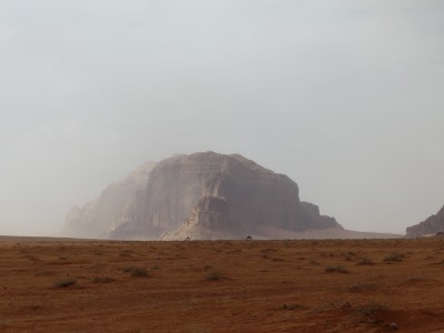 Wadi Rum après la pluie