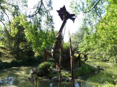 Le dragon Tholus du jardin japonais de Compans-Caffarelli