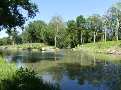 Le biez du partage des eaux à Naurouze